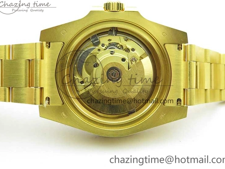 Wrapped YG 116610 Wrapped A2836 Edition ROF Submariner LV YG Green Bracelet on Best Dial 0422